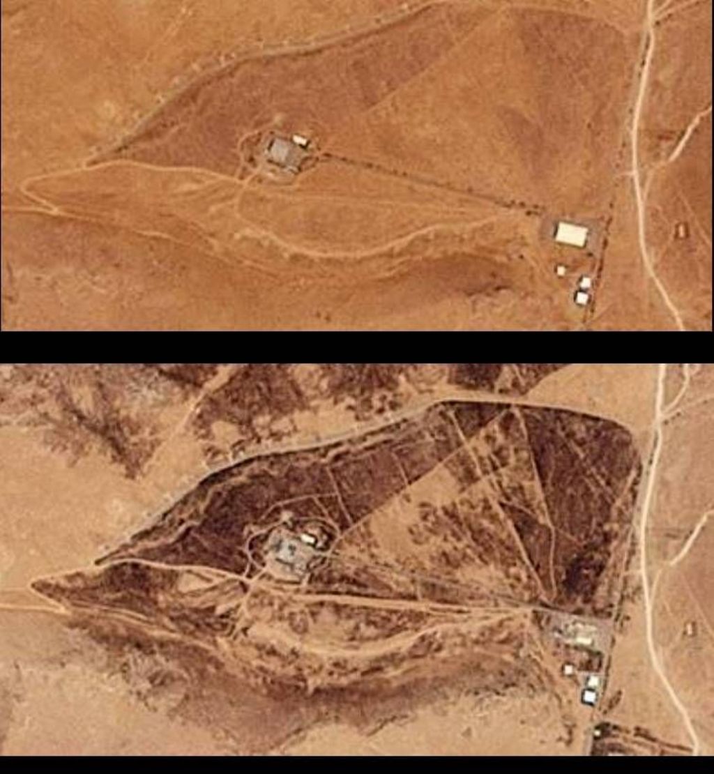 A comparison of images taken on 7 June and 14 June